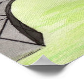 パリのピンクプードルのポスター ポスター (角)