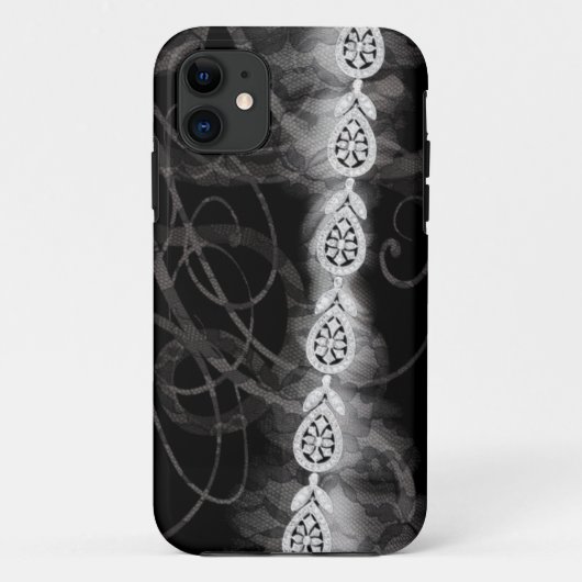 パリのファッションのスタイルv3のダイヤモンド Case-Mate iPhoneケース (裏面)