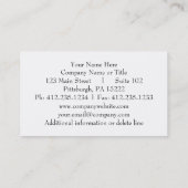 パリのファッションの1910年の名刺 名刺 (裏面)