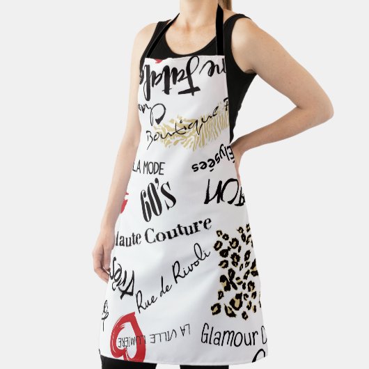 パリのファッション:ヴィンテージの魅力パターン。 エプロン (インサイチュ)