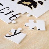 パリのファッション:ヴィンテージの魅力パターン。 ジグソーパズル (側面)