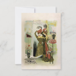 パリのファッション-招待状/ RSVP #18 招待状