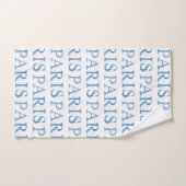 パリのフランスのな水彩画はタオルセットを落書きします バスタオルセット (ハンドタオル)