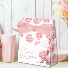 パリのブライズシャワーお礼 フェイバーボックス