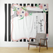 パリのブライズシャワー用背景　写真撮影用ブース タペストリー (インサイチュ(横))