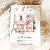 パリのブライダルシャワー彼女はウィフランスのブライダル 招待状
