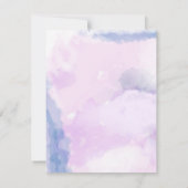 パリのブライダルシャワー 招待状 (裏面)