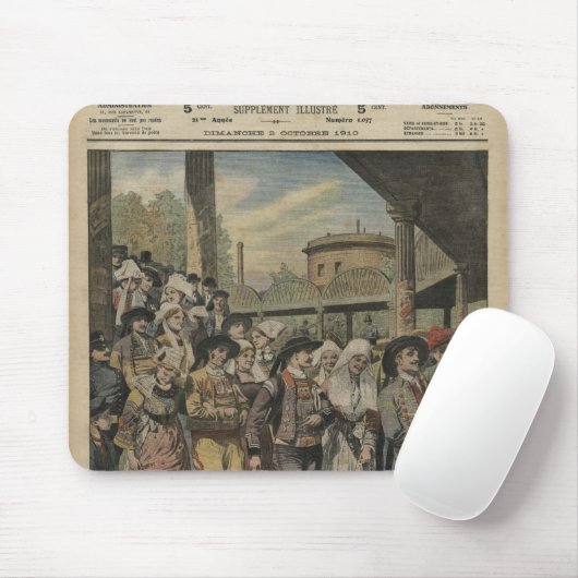 パリのブルターニュの結婚式の権利 マウスパッド (マウス)