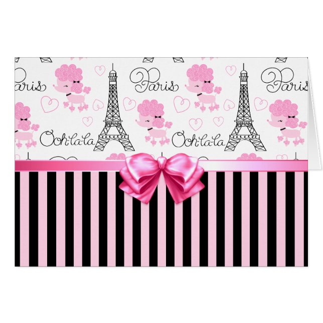 パリのプードル (正面横)