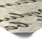 パリのベーカリーのカップケーキ生地のクッキーのカップケーキ ポスター (角)