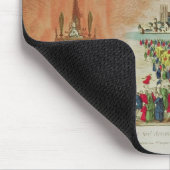 パリのホテルde Villeの前の花火 マウスパッド (コーナー)