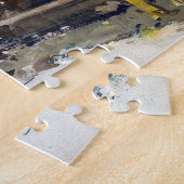 パリのポルトサンデニスの市場 ジグソーパズル (側面)