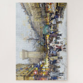 パリのポルトサンデニスの市場 ジグソーパズル (縦)