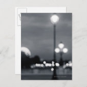 パリのポンアレキサンダーのランポスト ポストカード (正面/裏面)