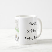 パリのマグの女の子 コーヒーマグカップ (正面右)