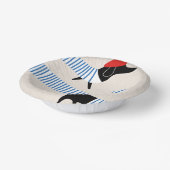 パリのミニマリズムのタクシー ペーパーボウル (傾斜あり)