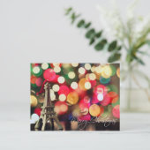 パリのメリークリスマスおよび明けましておめでとう シーズンポストカード (スタンド正面)