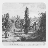 パリのモニュメントフランカイス美術館 スクエアシール (正面)