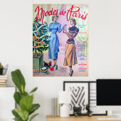 パリのモード。 ポスター (ホームオフィス)