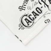 パリのラベルのコラージュのフリースブランケット フリースブランケット (角)