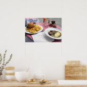 パリのランチフランスのポスター ポスター (キッチン)