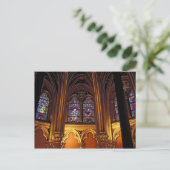 パリのラ・サント・シャペルの下礼拝堂， 2 ポストカード (スタンド正面)