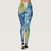 パリのレギンスの星明かりの夜 レギンス (裏面)