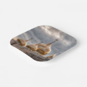 パリのロシアの正教会の夕日 ペーパープレート (傾斜あり)