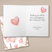 パリのロマンス バレンタイン カード