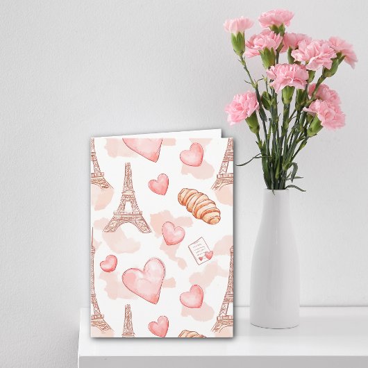 パリのロマンス バレンタイン カード