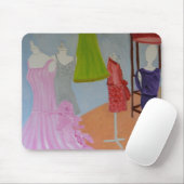 パリのヴィンテージのオートクチュール マウスパッド (マウス)