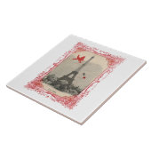 パリのヴィンテージのキューピッドのタイルTrivet タイル (側面)