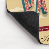 パリのヴィンテージのポスターが大好き マウスパッド (コーナー)