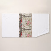 パリのヴィンテージはがき。 バスタオル (バスタオル)