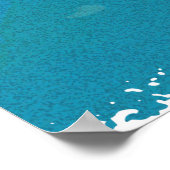 パリのヴィンテージ旅行ポスター ポスター (角)