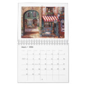 パリの一年：パリの魅惑的なカレンダー カレンダー (3月 2026)