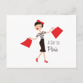 パリの一日 ポストカード (正面)