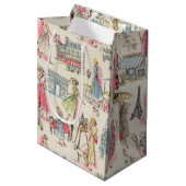 パリの一日 ミディアムペーパーバッグ (正面アングル)