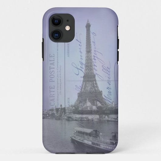 パリの万国博覧会のフランスのな郵便はがきのiPhone 5の場合 Case-Mate iPhoneケース (裏面)