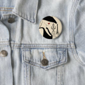 パリの上品なヴィンテージのファッション 缶バッジ (インサイチュ)