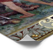 パリの人々を落ち着かせる聖ジェネビエヴェ ポスター (角)