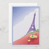 パリの休日の© 招待状 (正面/裏面)