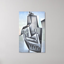 パリの住宅 キャンバスプリント