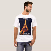 パリの光の街MOJISOLA GBADAMOSI Tシャツ (正面フル)