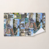 パリの写真のコラージュ バスタオルセット (ハンドタオル)