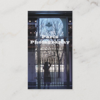 パリの写真撮影 名刺
