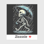 パリの冥王星の骨格 シール (シート)