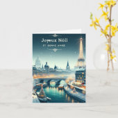 パリの冬の優雅さ カード (黄色い花)