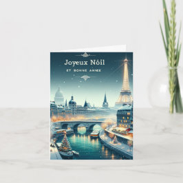 パリの冬の優雅さ カード