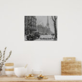 パリの冬の抱擁 ポスター (キッチン)